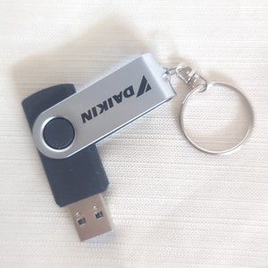 Daikin 16GB Twist USB Flash Drive with Key Chain